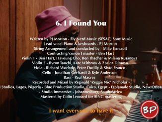 PJ Morton – I Found You